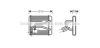 AVA QUALITY COOLING KA6116 Heat Exchanger, interior heating